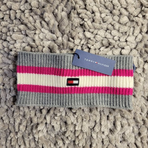 TOMMY HILFIGER WOMENS KNIT SCARF ROUND - Picture 6 of 11